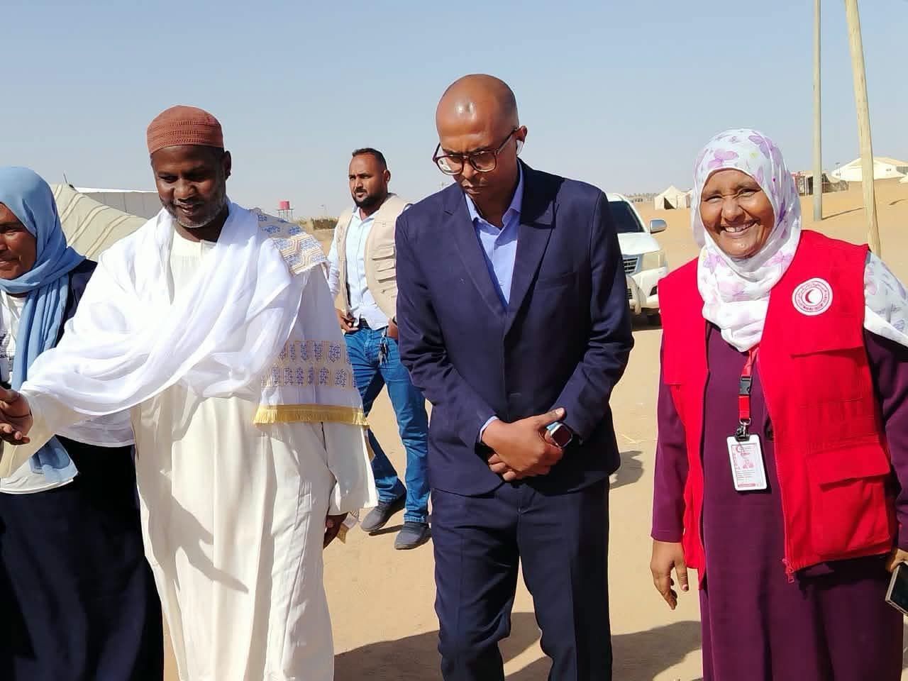 مفوضية العون الإنساني بالشمالية تؤكد الالتزام بتلبية احتياجات النازحين